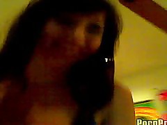 Big Titted Hottie Puts on a Show