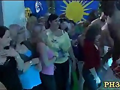 Wild fuck allover the night club