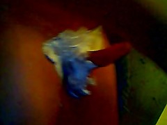 Shaving my cock.