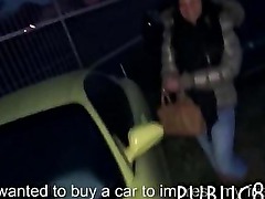 Kinky amateur Czech girl picked up in the streets and fucked for cash