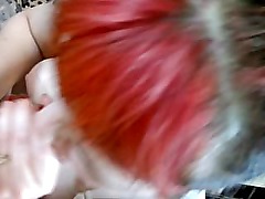 Pin Up Punk Girl Sucks For Phamateur