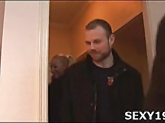 Man undresses his beautiful GF