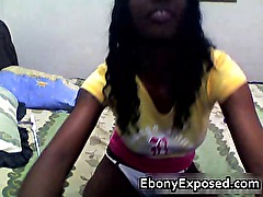 Ebony girl sweet solo amateur porn video part3