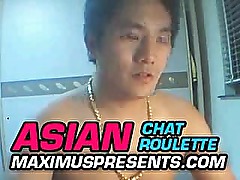 Asian Couple getting horny on Cam giving bj