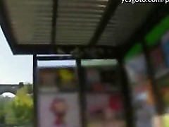 Amateur chick sucks and fucked the stranger for a good amount of cash