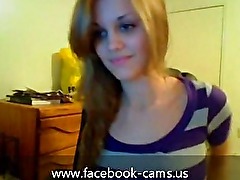 Amazing amateur Facebook babe anal on webcam