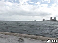 Wild down the street teens filmed as seen in this over the top amateur flick