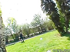 Sexy pretty chick gets juicy pussy fucked