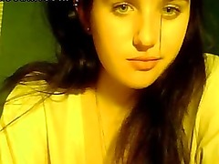 Recorded session from online teen homemade camera