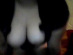 curvy girl masturbation in chair