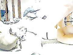 Wicked cums while I ride her cock! Whos next?