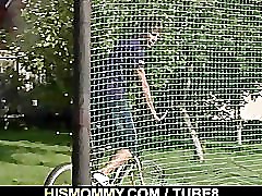 Old mom seduces and fucks her sons GF