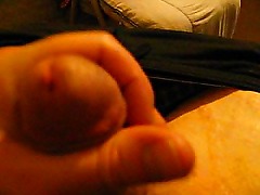 Stroking my cock