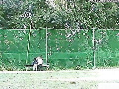 Daylight sex at the bench