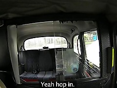 Busty fat amateur fucked in taxi