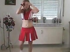 Sweet Babe Cheerleader teen amateur teen cumshots swallow dp anal