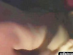 Girl fucks in dormroom with her BF