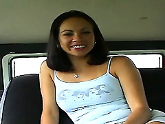 Charming amateur Tina is where she belongs finally on the Bang Bus! Watch her smoke some weed and tell all the dirty truth about herself in this awesome interview!