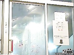 Changing room shooting womens body