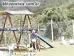 Fucking hot blonde in the playground