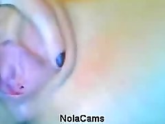 Slutty Blonde Shows Her Pussy On Webcam