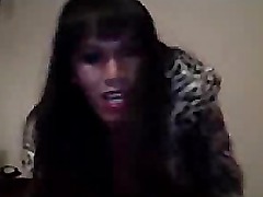 Hot Brunette Slut Teasing On Webcam