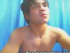 Amateur twink loves to tease with his dick