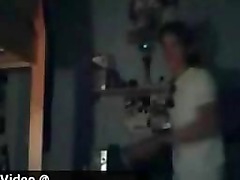 Amateur teen boys having fun online