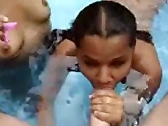Amateur Latina Pool Fuck