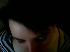 Feeding my GF with her daily cum.