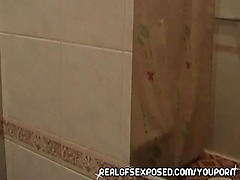  Shower sex with two nasty Lesbians