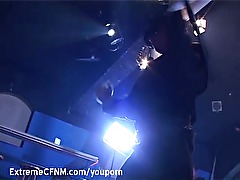 Male Stripper Cock sucked by audience member