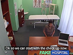 FakeHospital Dirty doctor gives sexy student patient the all clear