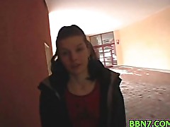 Sexy teen girl keeps moaning