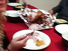 We got tag team cock gobblers chokin chicken under the dinner table like it some sort of competitive sport. No bitches gonna disrespect my fine cuisine, bro, they lick it up.