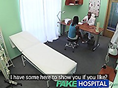 FakeHospital patient wants larger breasts but gets a doctors cock implant