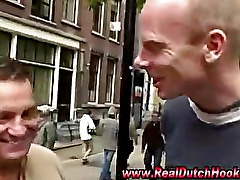 Real amateur duch hooker goes with guy in reality red light sex