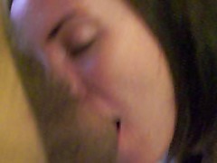 First Steps of The Pornstar Sylvia Chrystall from 2011! #1 Blowjob Swallow.