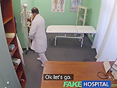 FakeHospital Single blonde welcomes doctors thick cock and skilled tongue