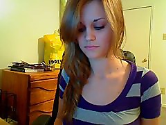 Amateur girl masturbating on web cam