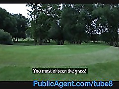 PublicAgent Moneka is Fucked for punishment on the golf course