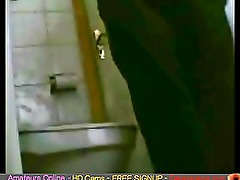 Fat ass blonde teen amateur hidden cam toilet voyeur live sex video  Gapin