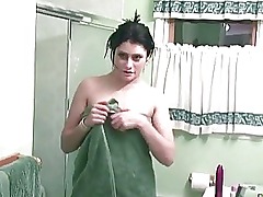 real amateur shower scene