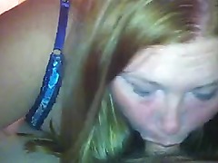 Bbw blowing and swallowing