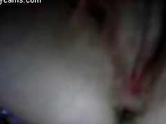 Young amateur student masturbating