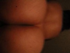 latina GF riding reverse cowgirl while fingering ass