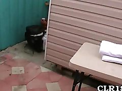 teenie slut swallows his whole cock