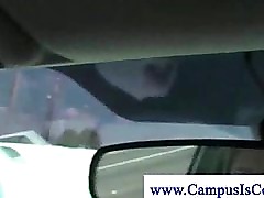Female students explore eachothers cunts