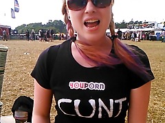 YouPorn Girl Video Blog #17 - Satine Does Download Festival