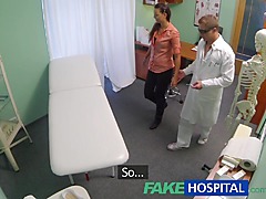 FakeHospital Married wife with fertility problem has vagina examined and fucked by the doctor
